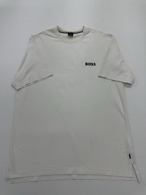 BOSS Men White T-Shirt size XXL product image 1