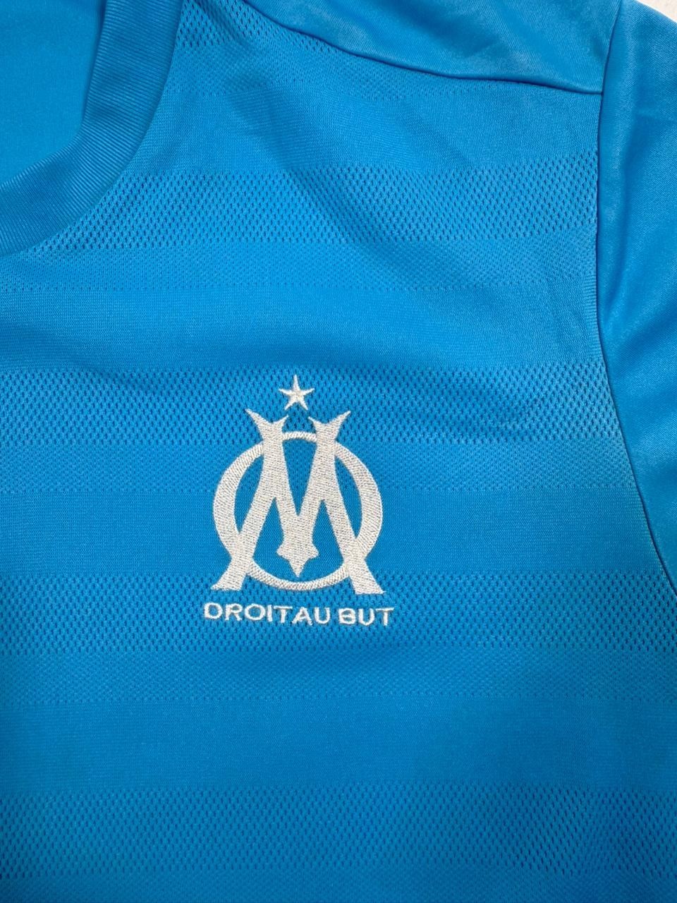 Adidas Olympique De Marseille 2017-2018 Away Football Shirt In Light Blue - L