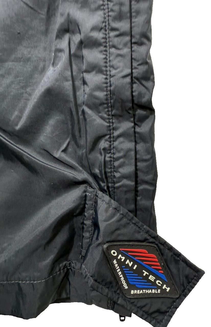 Columbia Men's Black Rebel Roamer Rain Pants Size L Made In Malaysia