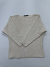 Lauren Ralph Lauren Women's Ivory V-Neck Knit Sweater Size XL Regular