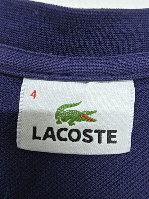 Lacoste Men Navy T-Shirt size 4 product image 4