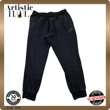 Nike Men's Black Fleece Sweatpants XL Relaxed Fit Club