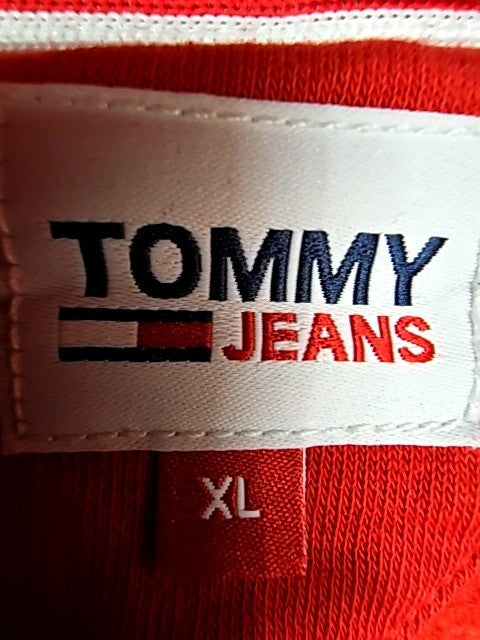 Tommy Jeans Men Red Hoodie size XL product image 4