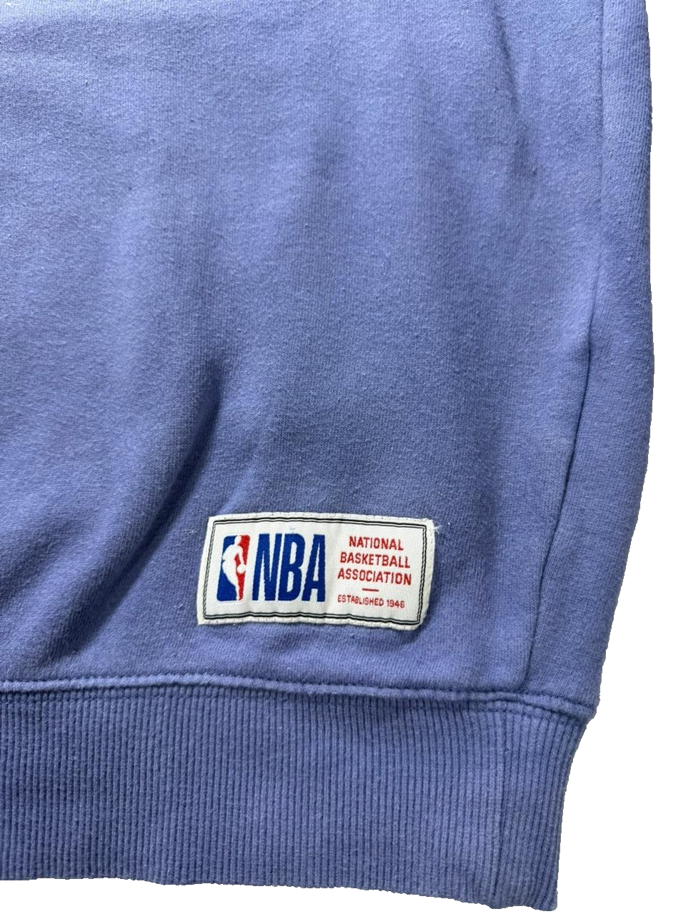Vintage 90S La Clippers Nba Crewneck Sweatshirt Blue - Size M