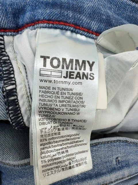 Tommy Jeans Unisex Light Blue Denim Jeans Size 33/34