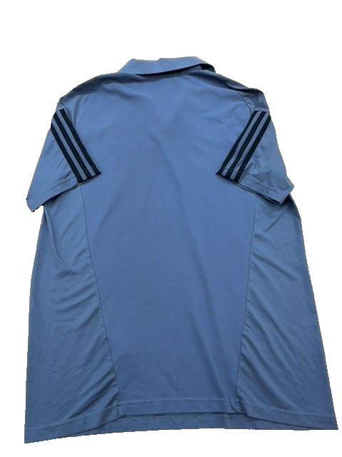 Adidas Men's Grey Short Sleeve Polo Shirt Size L Regular Fit