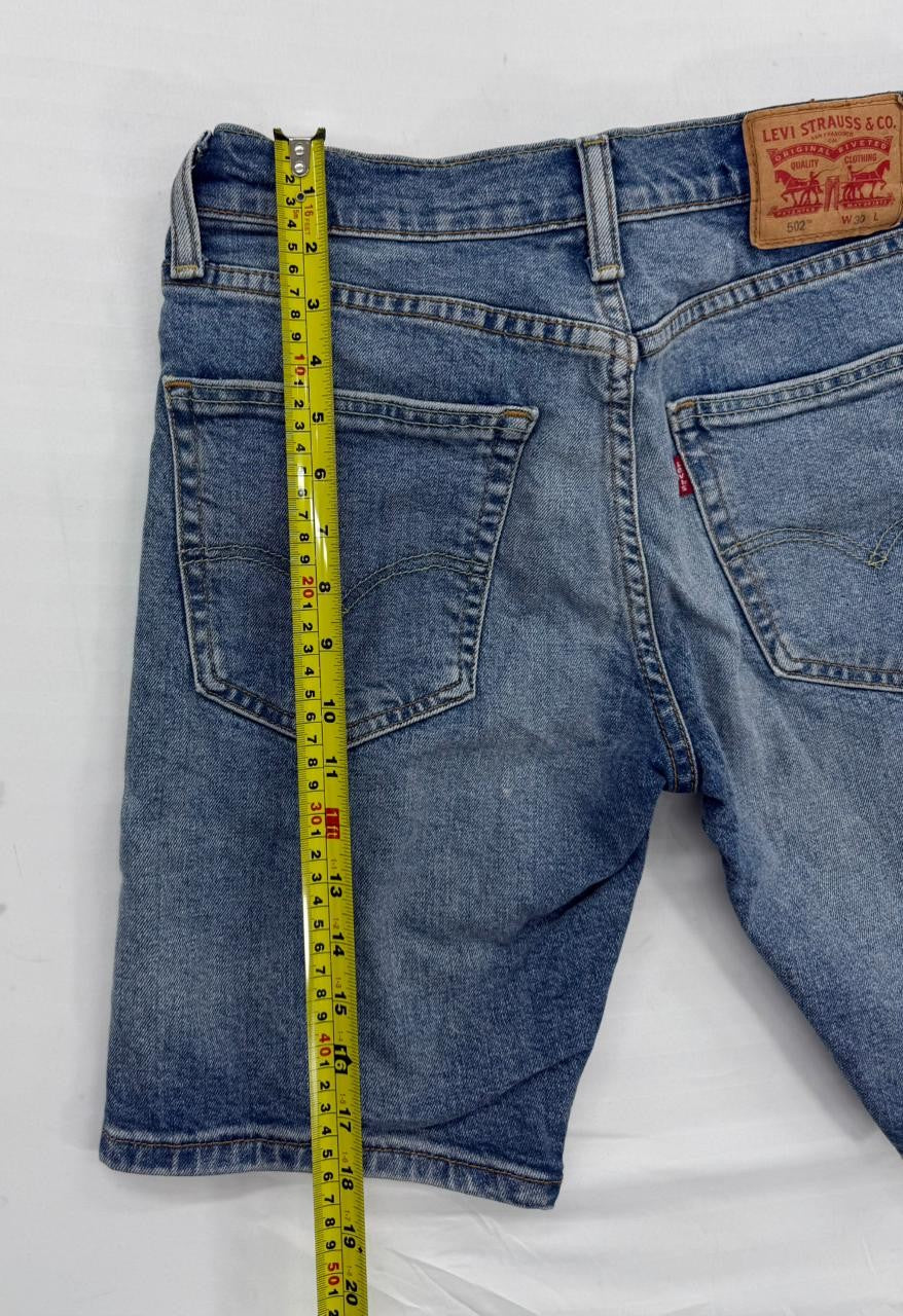 Levi's Men's Tapered Denim Shorts 30x32 Dark Wash Stretch
