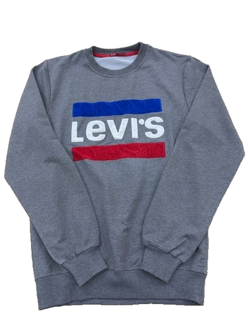 Levi's Red Tab Gray Crewneck Fleece Sweatshirt Men's Small Std