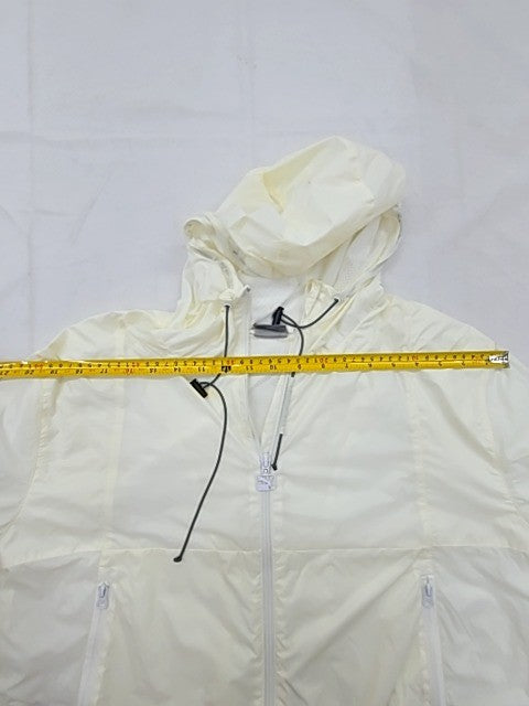 Puma Men's White Hooded Windbreaker Jacket Size M Regular Fit