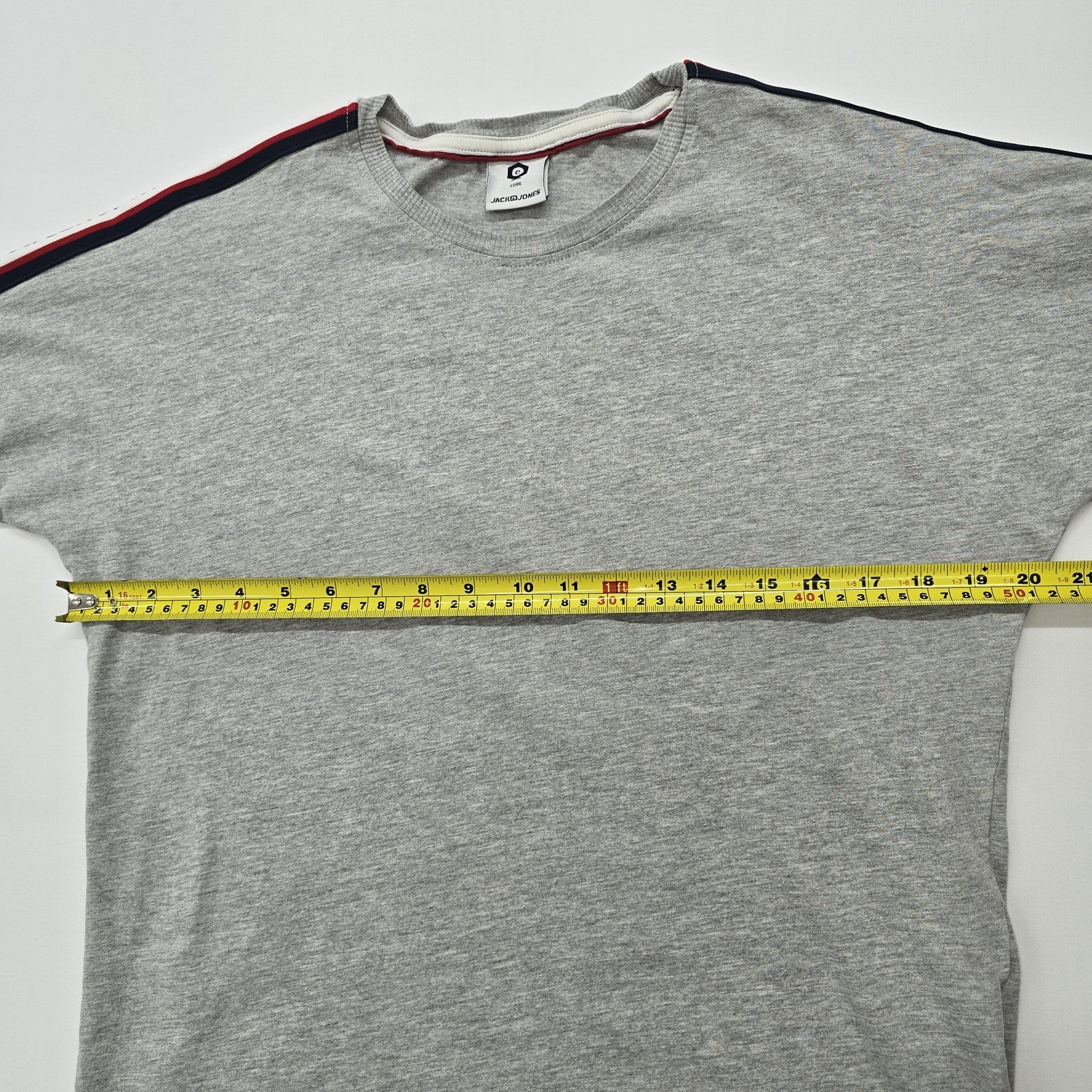 Jack & Jones Men Gray T-Shirt size S product image 7