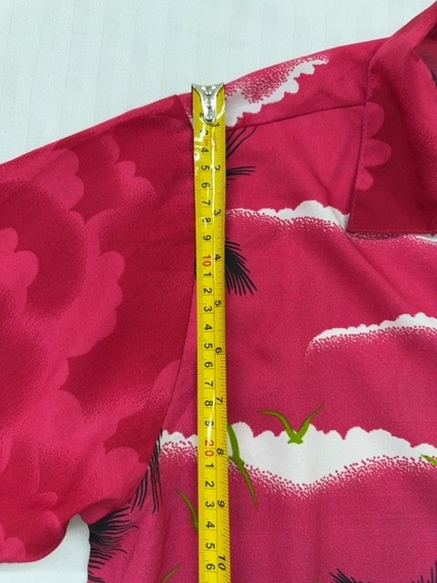 V.H.O Men's Multicolor Palm Tree Hawaiian Shirt Size M