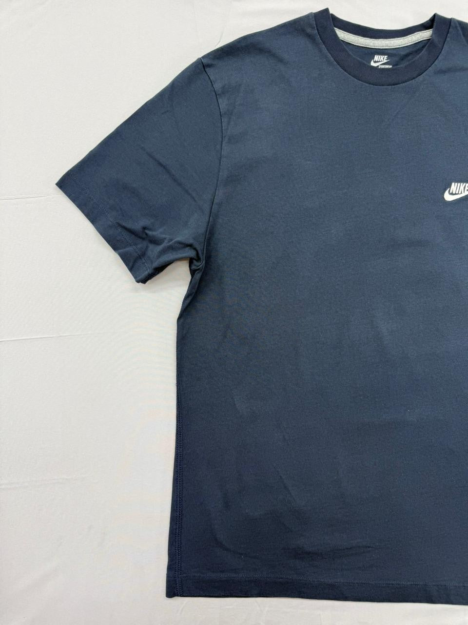 Nike Men's Medium Midnight Navy Cotton T-Shirt Short Sleeve Crewneck