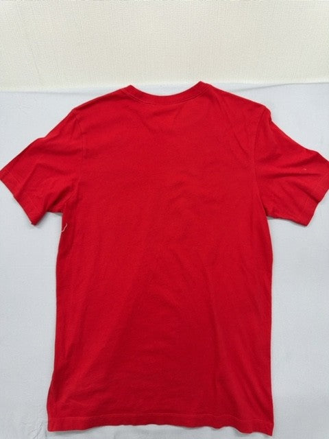 Nike Men's Red T-Shirt – Size S, Short Sleeve, Crew Neck