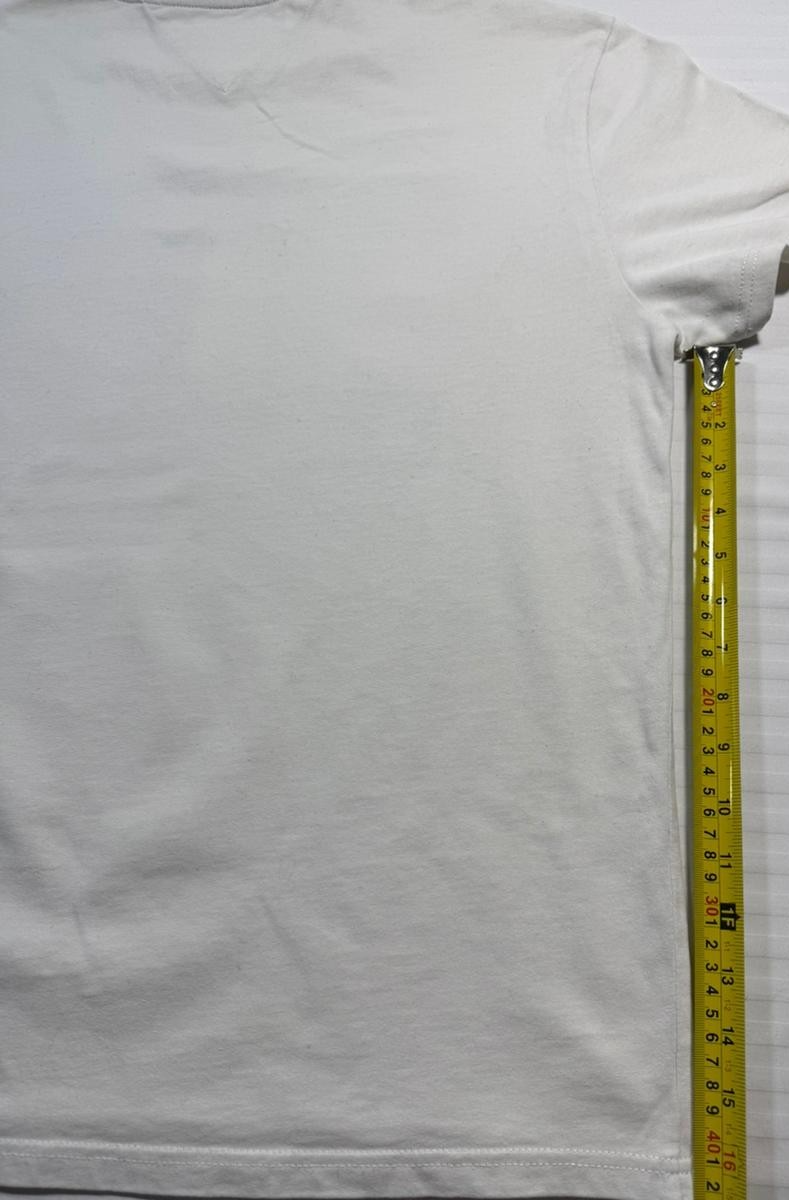 Tommy Jeans Off-White Flag Logo Graphic T-Shirt Unisex Size L