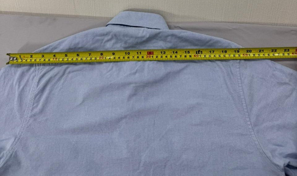 Polo Men's Light Blue Button-Down Shirt Size 15 Cotton Pony Logo