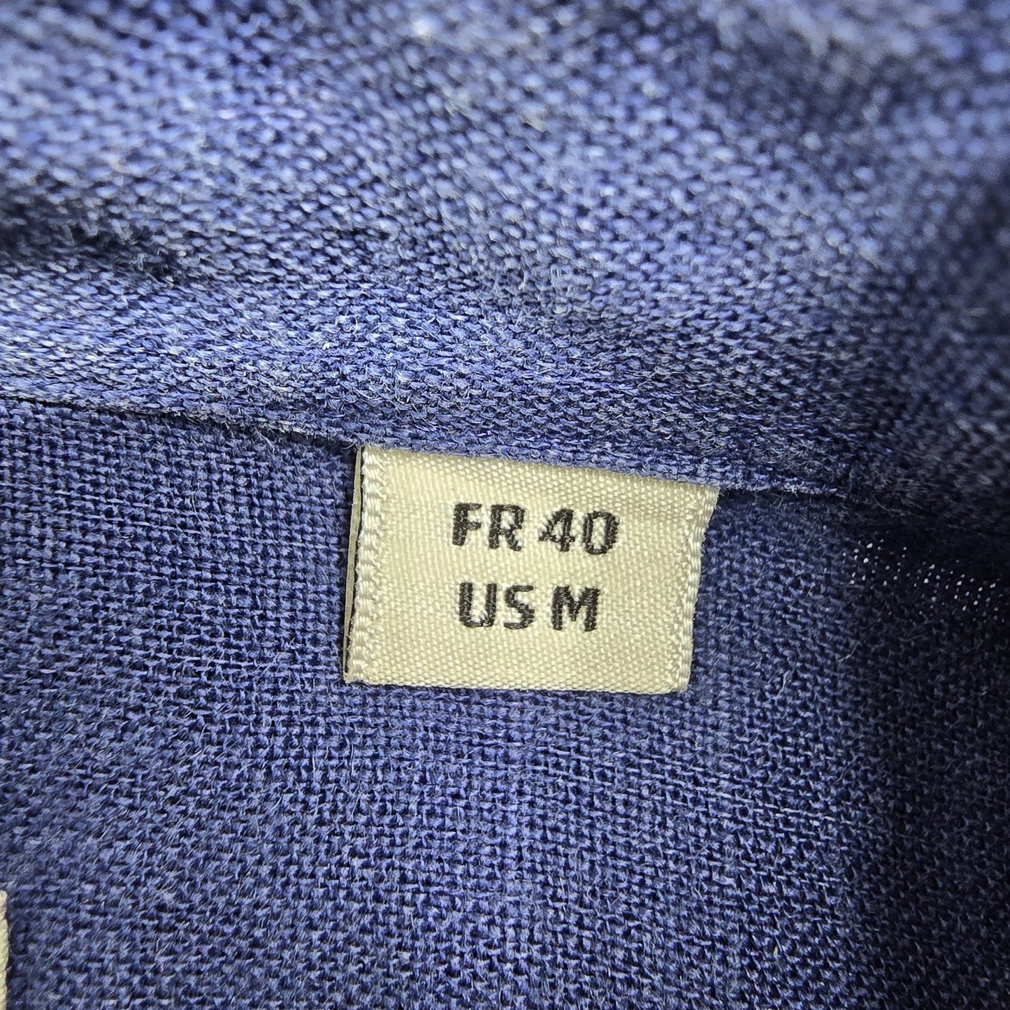 Lacoste Men's Blue Denim Short Sleeve Oxford Shirt FR40 USM