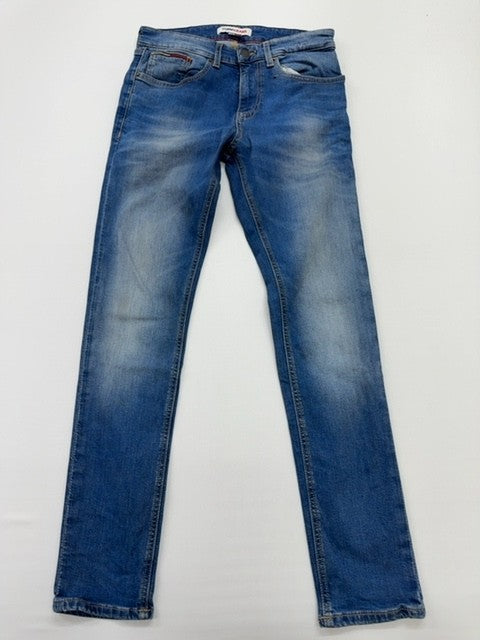 Tommy Jeans Youth Blue Jeans – Size 29x32, Distressed