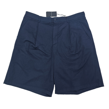 Giorgio Armani Bermuda Pleated Shorts Trunks Navy 58 BNWT