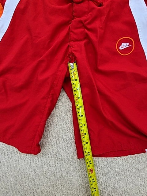 Nike Men's Red/Orange Board Shorts Size M Swimming