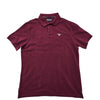 Barbour Men's Burgundy Logo Polo Shirt Size XL