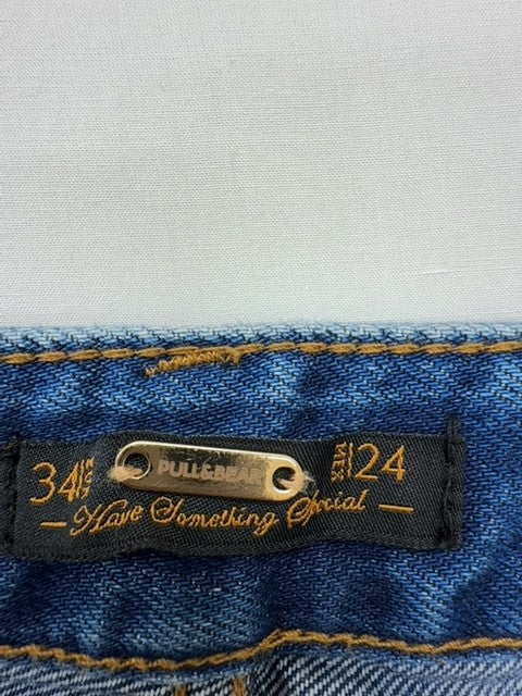 Pull&Bear Men Blue Jeans size 34/24 product image 5