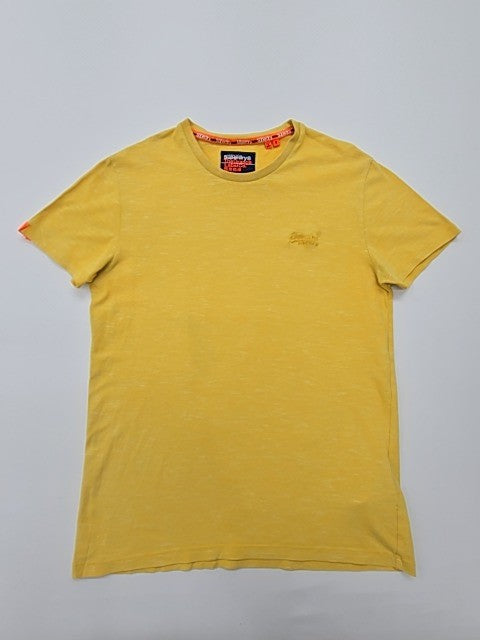 Superdry Men Yellow T-Shirt size S product image 1