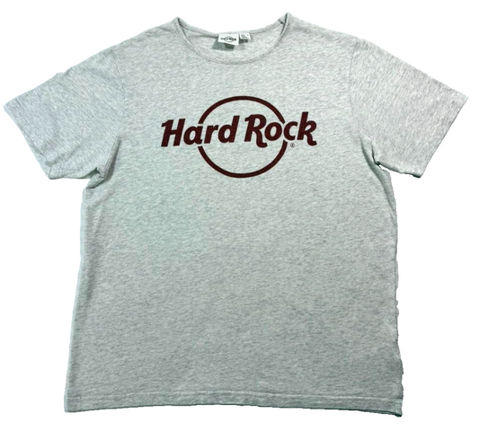 Hard Rock Cafe Unisex Gray T-Shirt – Size S, Cotton