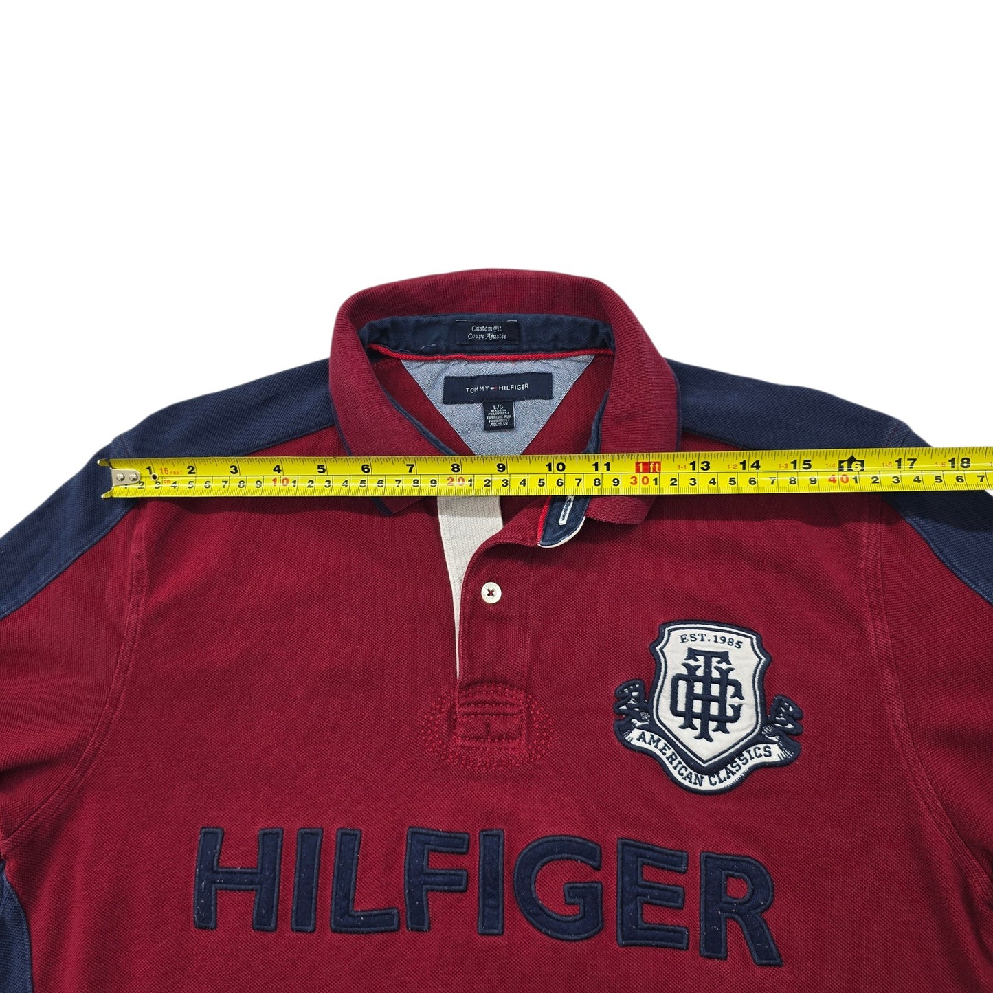 Tommy Hilfiger Men Navy Polo Shirt size L product image 4
