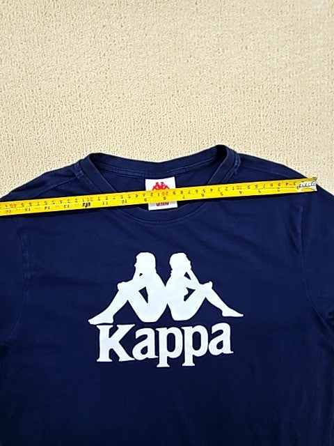 Kappa Men's Medium Navy Short Sleeve Cotton T-Shirt