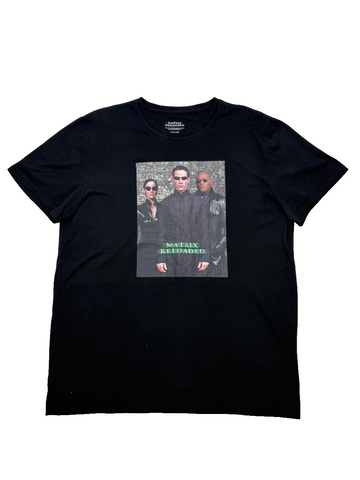 Matrix Reloaded Vintage Movie T-Shirt - Black - Size XXL