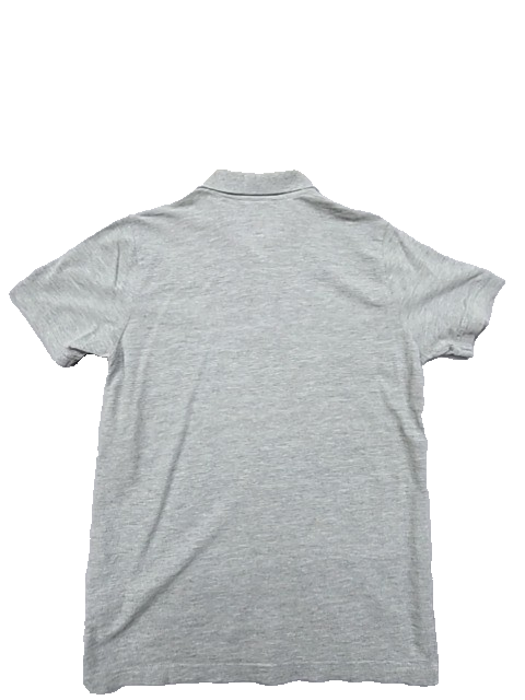 Kappa Men's Gray Polo Shirt – Size M, Embroidered, Short Sleeve