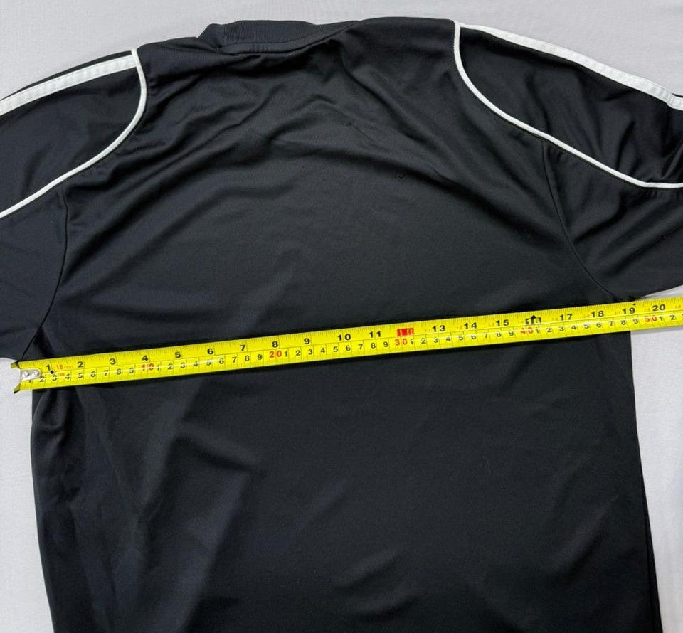 Adidas Men's Black 3 Stripes Short Sleeve T-Shirt Size M