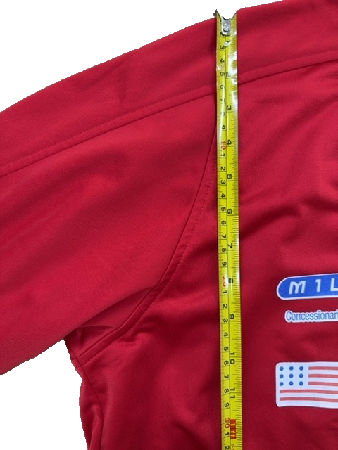 Champion Men's Red Track Jacket Full Zip Size XL NWT