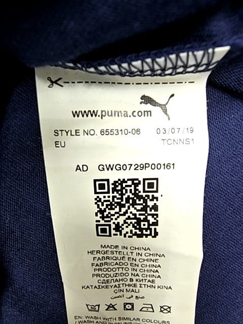 Puma Men's Navy Blue Polo Shirt M 4-Way Stretch UV 655310-06