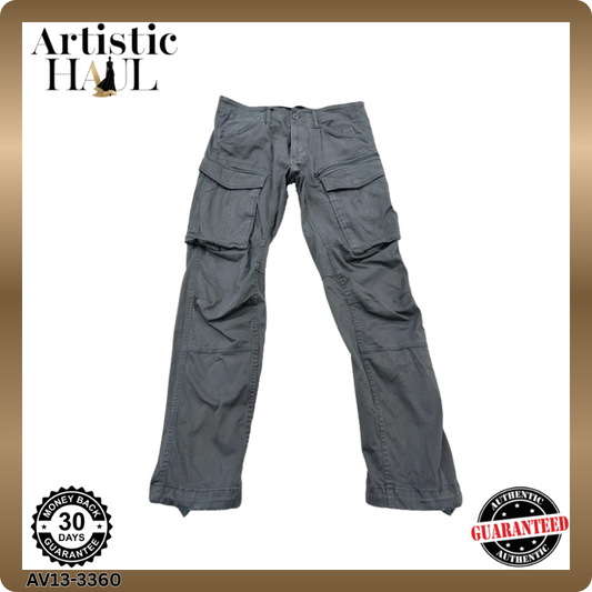 G-Star Raw Men's Gray Pants – Size 32, Cargo