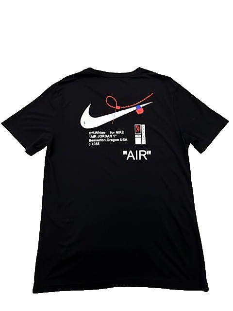 Nike Men's Black XXL Athletic Cut Cotton Crewneck T-Shirt