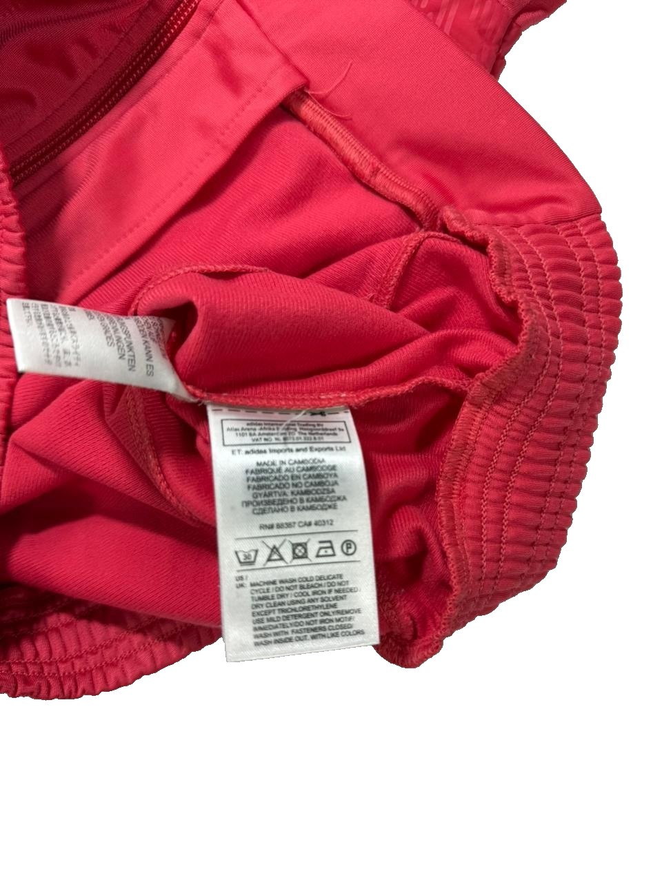 Adidas Track Jacket For Women Small Pink - Size XS