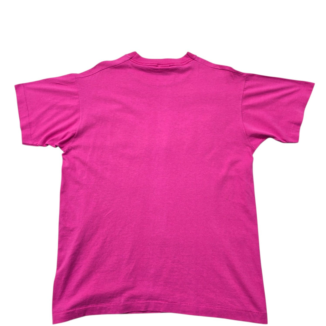 Fruit of the Loom Unisex Hot Pink Vintage T-Shirt Size L