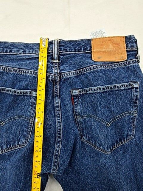 Levi's 501 Original Fit Men's Dark Blue Denim Jeans W31 L30