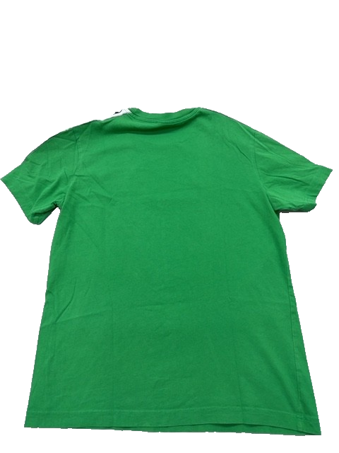 Champion Men's Green T-Shirt – Size S, Striped, Short Sleeve