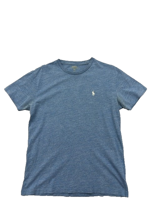 Polo Ralph Lauren Men's XS Blue Cotton Crewneck Logo T-Shirt