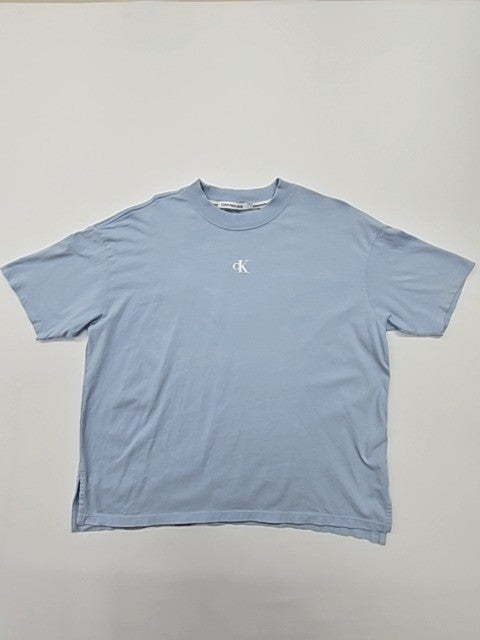 Calvin Klein Jeans Unisex Blue T-Shirt – Size S, Logo