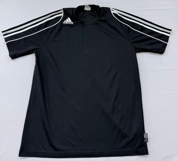 Adidas Men's Black 3 Stripes Short Sleeve T-Shirt Size M