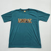 Senggigi Men Teal Graphic Print T-Shirt Size XL Regular Cotton