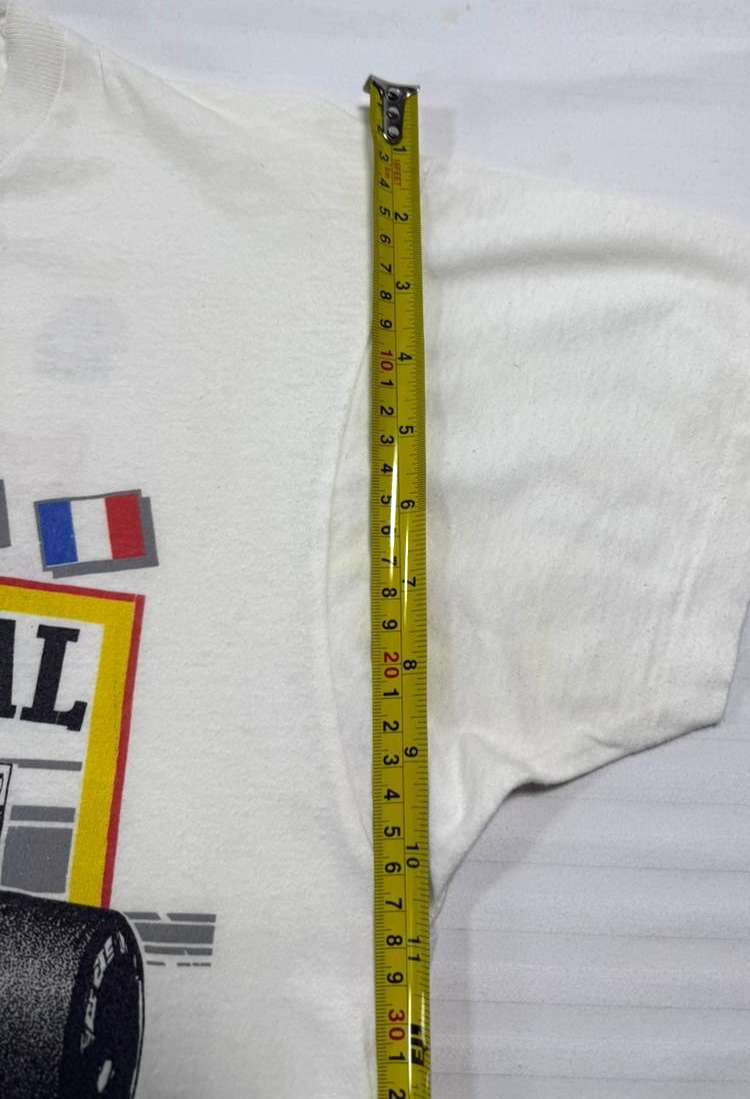 Screen Stars T-Shirt For Men Grande Premio De Portugal F1 Racing In White - XL