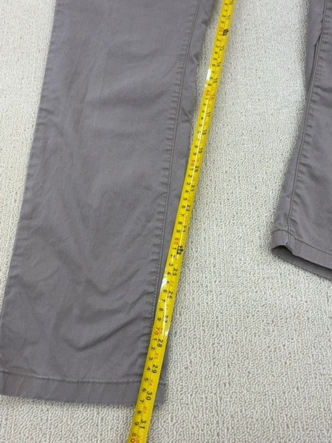 Tommy Hilfiger Men's Gray Denton Straight Chino Pants 34/32 Stretch