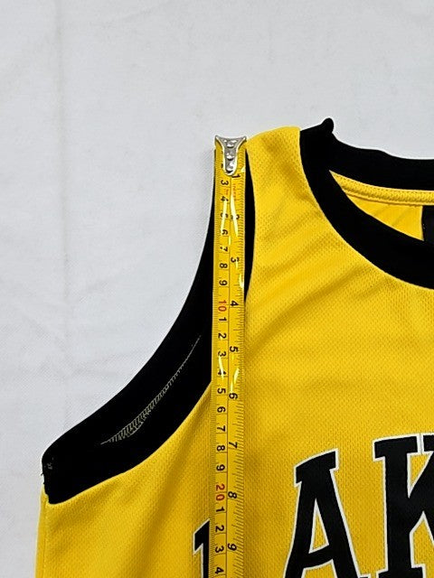 Primark Youth LeBron James Lakers NBA Basketball Jersey Yellow 12-14