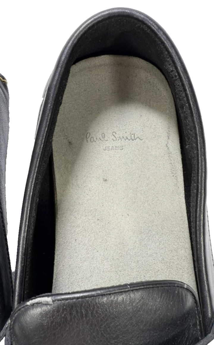 Paul Smith Jeans black leather loafers | MEN | SIZE: 12
