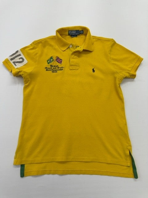 Polo Ralph Lauren Boys Yellow Polo Shirt size 12 product image 1
