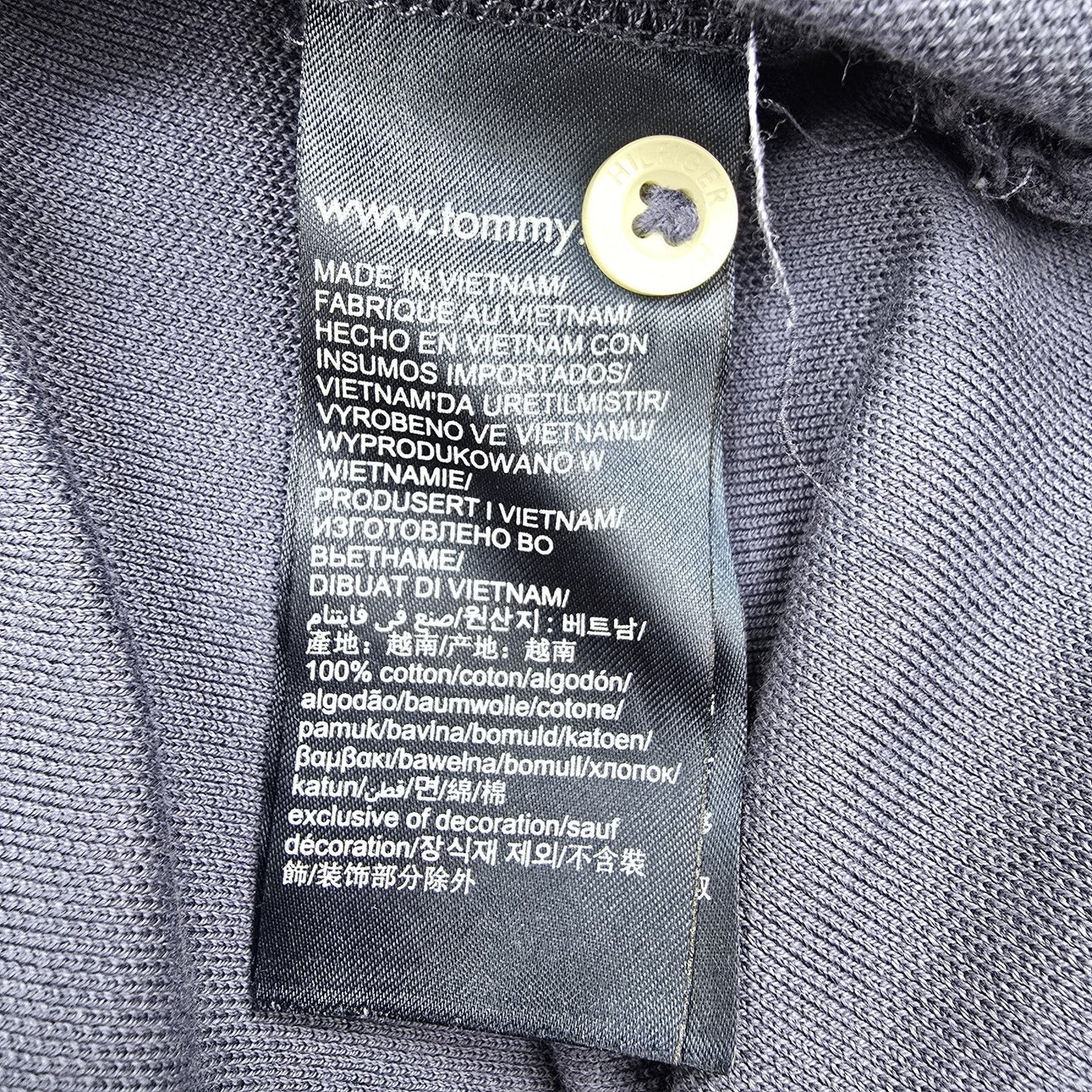 Tommy Hilfiger Men Blue Polo Shirt size L product image 4